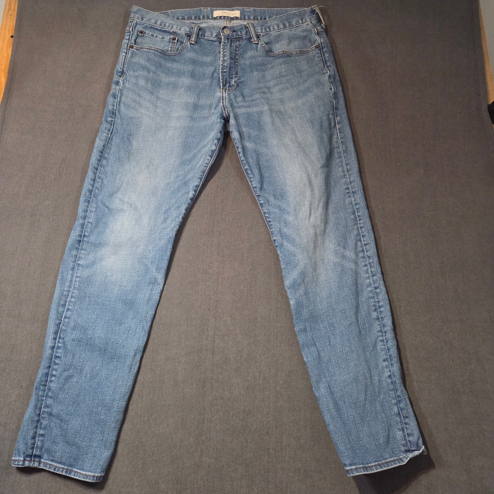 Gap 1969 Slim Jeans Mens 36x32 Blue Light Wash Denim Pants
